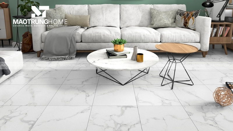 Ưu điểm nổi bật của gạch lát nền màu trắng trong kiến trúc