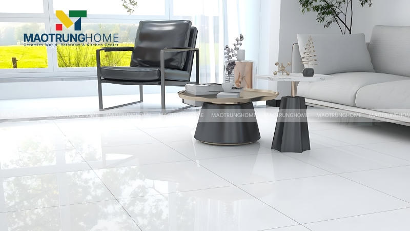 Gạch trắng trơn (Mẫu 2)