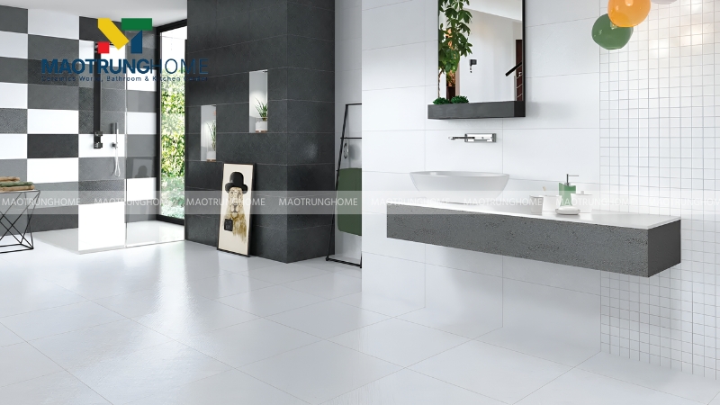 Gạch trắng trơn (Mẫu 5)