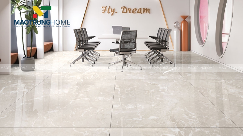 Gạch trắng ánh kim và ngọc trai (Mẫu 3)