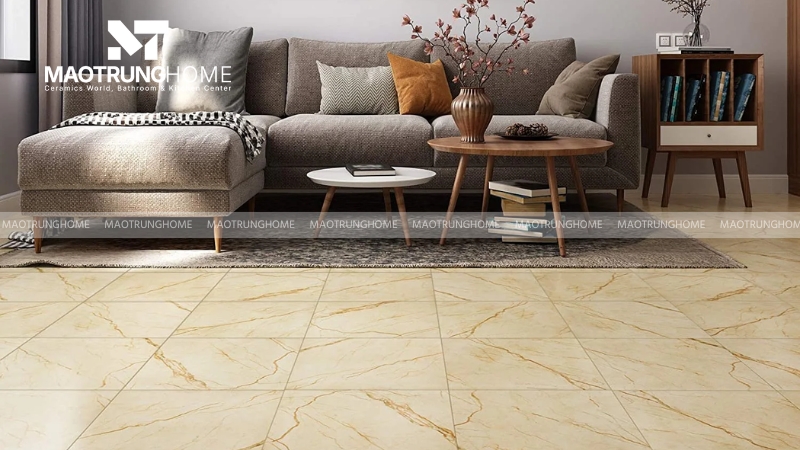 Gạch vàng kem vân đá Marble (Mẫu 1)