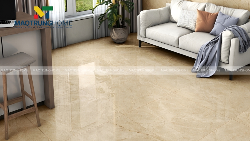 Gạch vàng kem vân đá Marble (Mẫu 5)