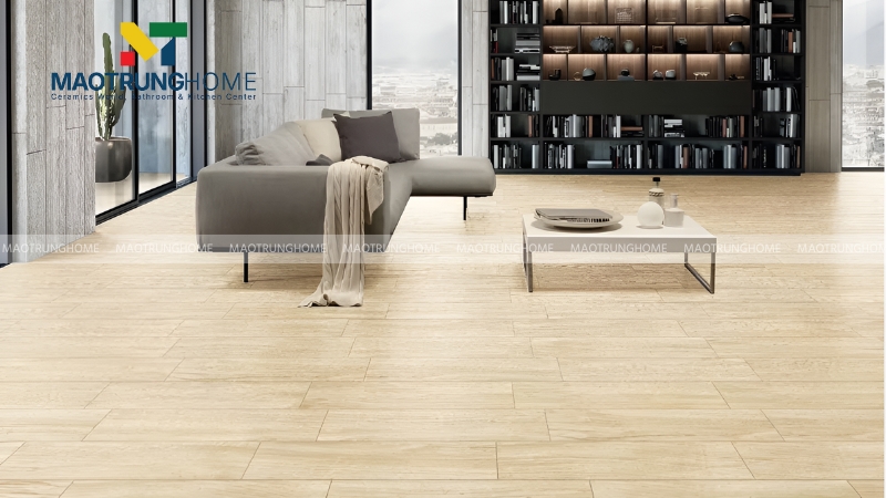 Gạch vàng kem vân gỗ (Mẫu 3)