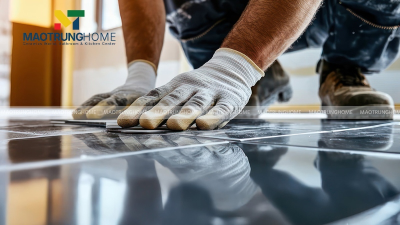 Quy trình thi công và lưu ý kỹ thuật để gạch 3D bền đẹp