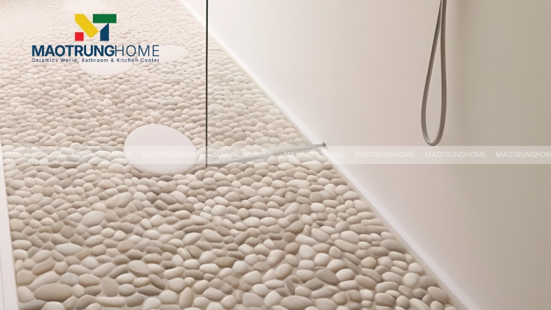 Mẫu gạch sỏi lát nền nhà tắm đẹp theo xu hướng (Mẫu 4)