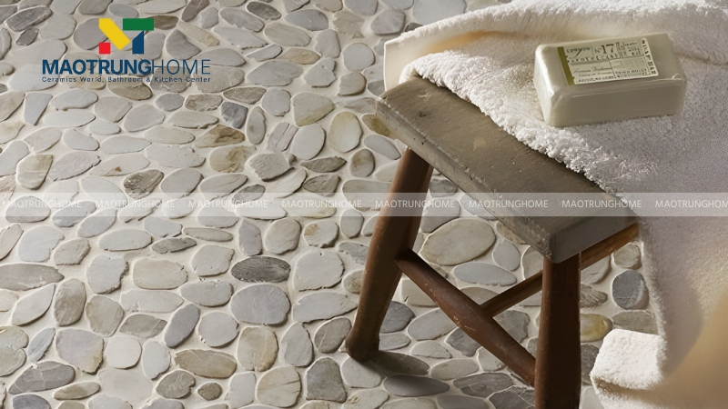 Mẫu gạch sỏi lát nền nhà tắm đẹp theo xu hướng (Mẫu 5)