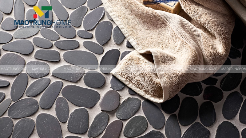 Mẫu gạch sỏi lát nền nhà tắm đẹp theo xu hướng (Mẫu 6)