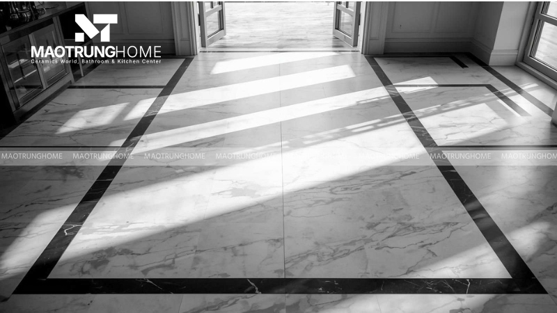 Gạch viền giả đá và vân mây cao cấp (Mẫu 3)