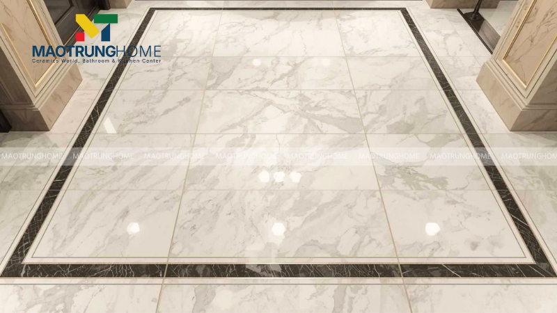 Gạch viền giả đá và vân mây cao cấp (Mẫu 5)