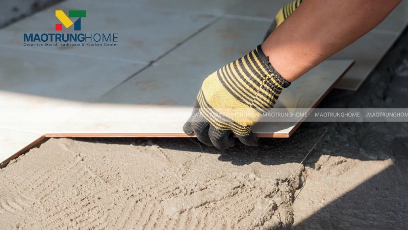 Tầm quan trọng của kỹ thuật lát gạch trên nền xi măng