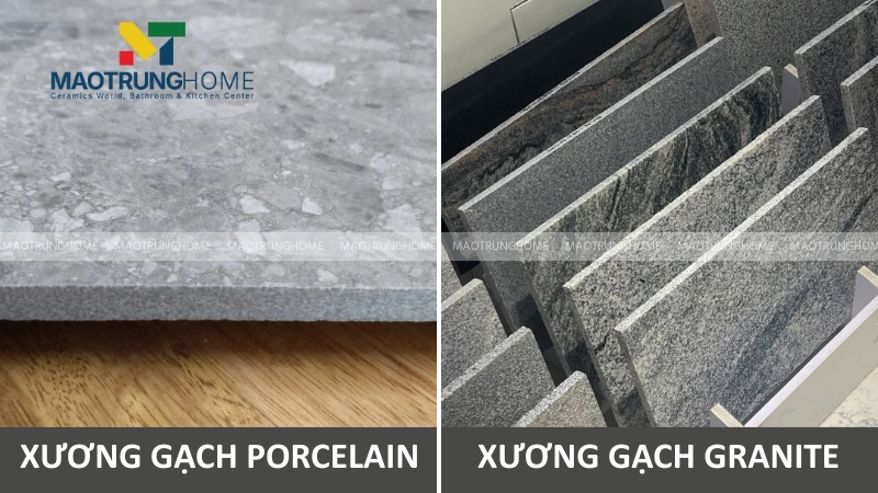 Gạch lát nền cao cấp nhập khẩu có chất lượng xương gạch porcelain và granite vượt trội