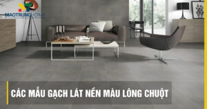 Top các mẫu gạch lát nền màu lông chuột đẹp: Xu hướng mới nhất 2026