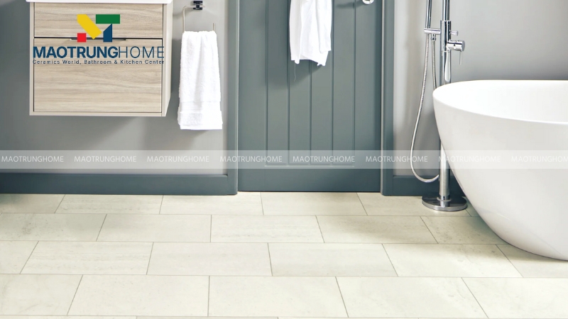 Mẫu gạch trắng sữa men mờ matt (Mẫu 1)