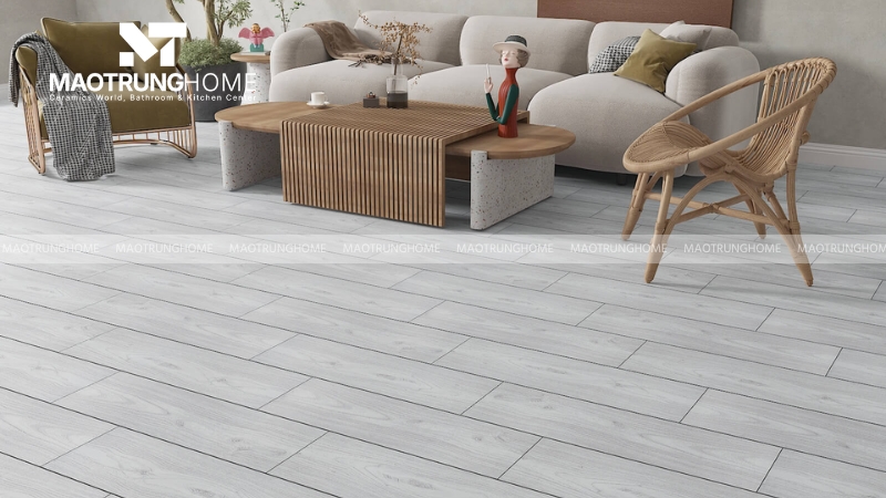 Ưu điểm nổi bật của gạch lát nền màu xám vân gỗ