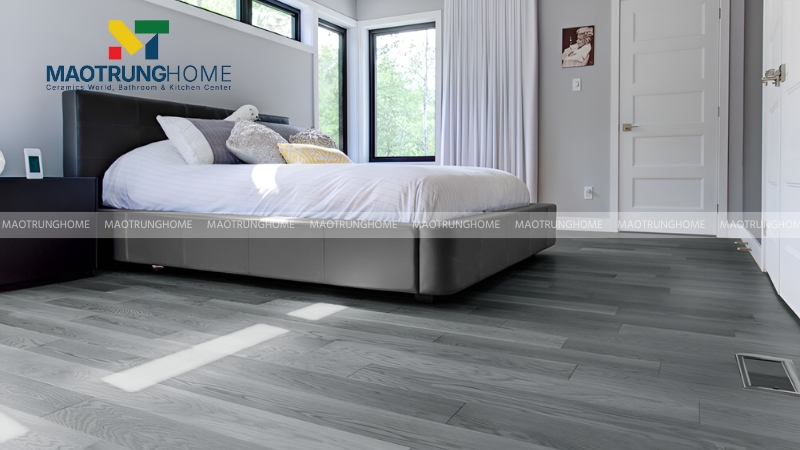 Mẫu gạch vân gỗ xám đen đậm (Mẫu 4)