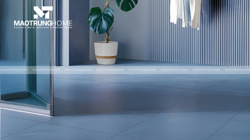 Gạch lát nền màu xanh dương đơn sắc (Mẫu 1)