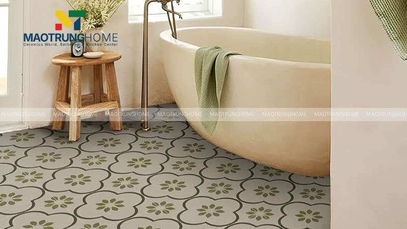 Mẫu gạch bông phong cách Indochine (Mẫu 4)