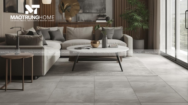 Gạch 70x70 vân xi măng phong cách hiện đại (Mẫu 5)