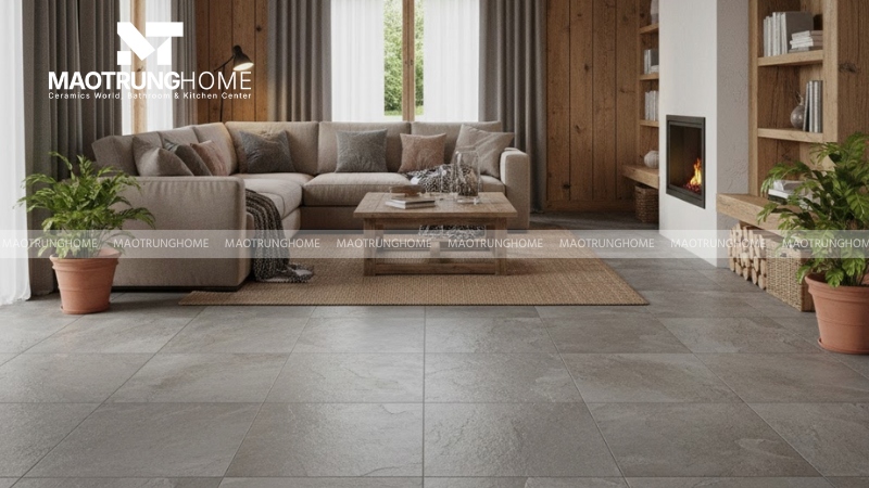 Gạch 70x70 giả đá tự nhiên mộc mạc (Mẫu 2)