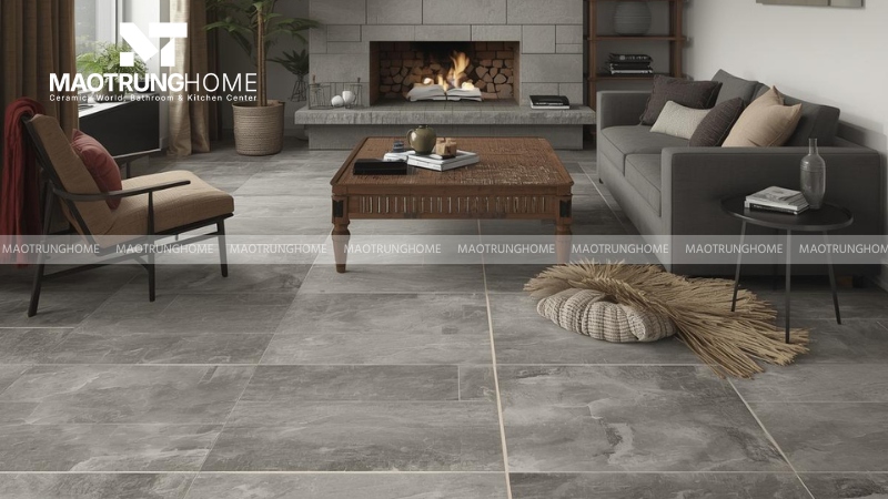 Gạch 70x70 giả đá tự nhiên mộc mạc (Mẫu 3)