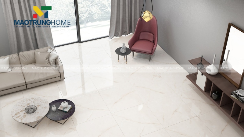 Sử dụng gạch kích thước 80x80 tiêu chuẩn