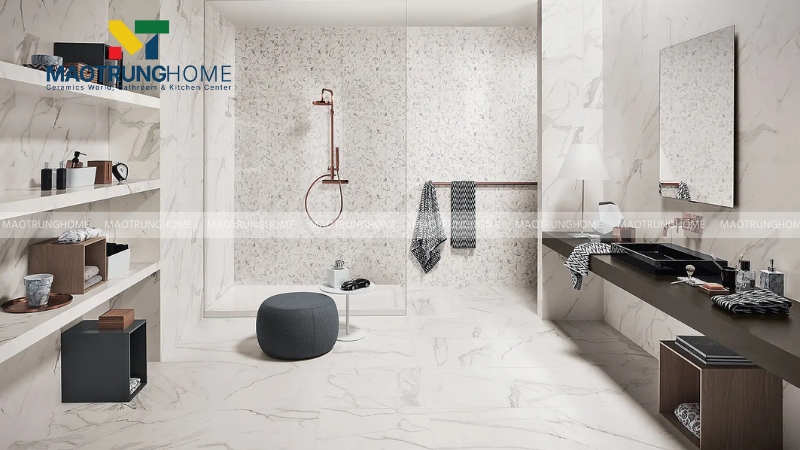 Sử dụng gạch 35x70 để tạo hiệu ứng tương đồng