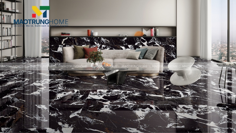 Gạch lát nền Ấn Độ 60x120 hiện đại cho không gian mở (Mẫu 4)