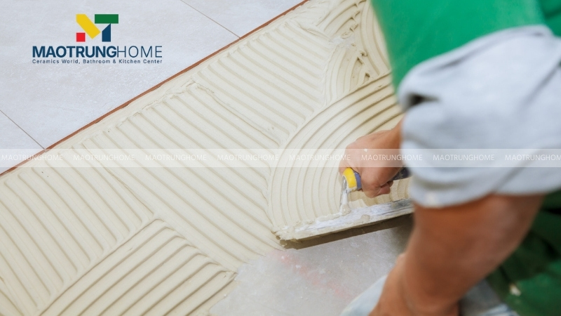 Sử dụng keo dán gạch chuyên dụng