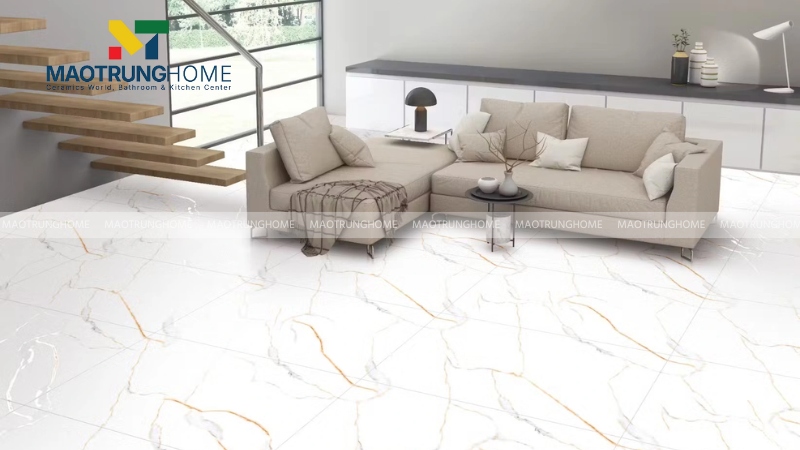 Gạch lát nền Ấn Độ 80x80 cho phòng khách và căn hộ (Mẫu 2)