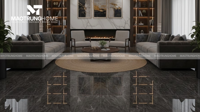 Gạch bóng kiếng vân lông thú 80x80 (Mẫu 4)