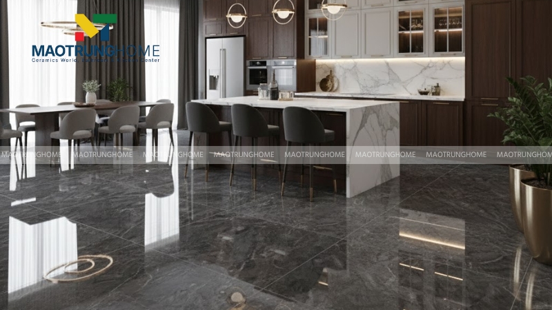Gạch bóng kiếng vân lông thú 80x80 (Mẫu 6)