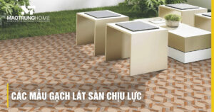 Top các mẫu gạch lát sân chịu lực bền đẹp cho sân vườn và gara
