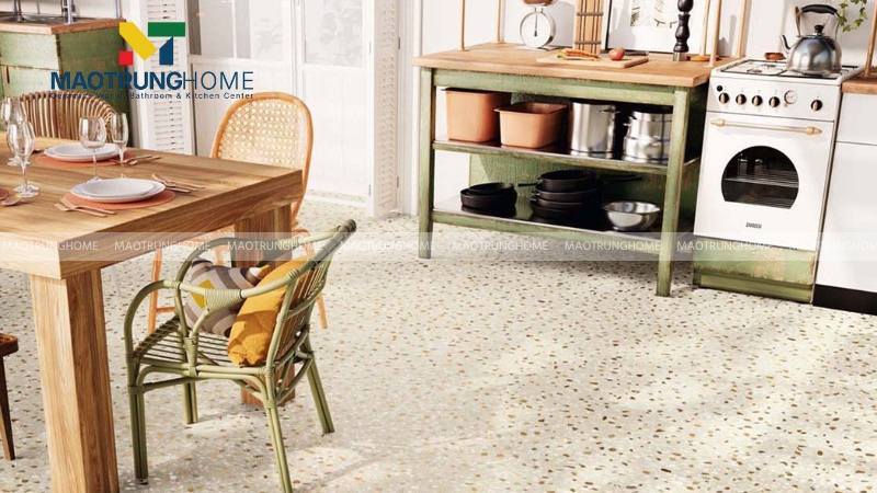 Gạch Terrazzo và gạch bông nhám nghệ thuật (Mẫu 1)