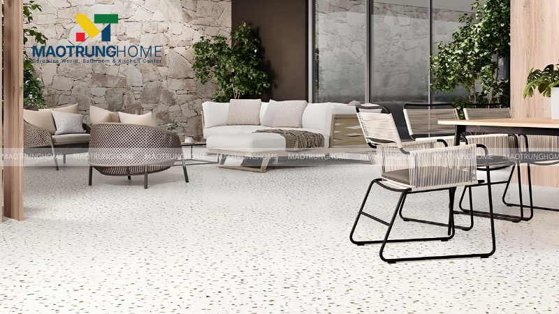 Gạch Terrazzo và gạch bông nhám nghệ thuật (Mẫu 2)