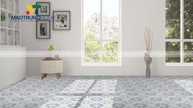 Gạch Terrazzo và gạch bông nhám nghệ thuật (Mẫu 4)