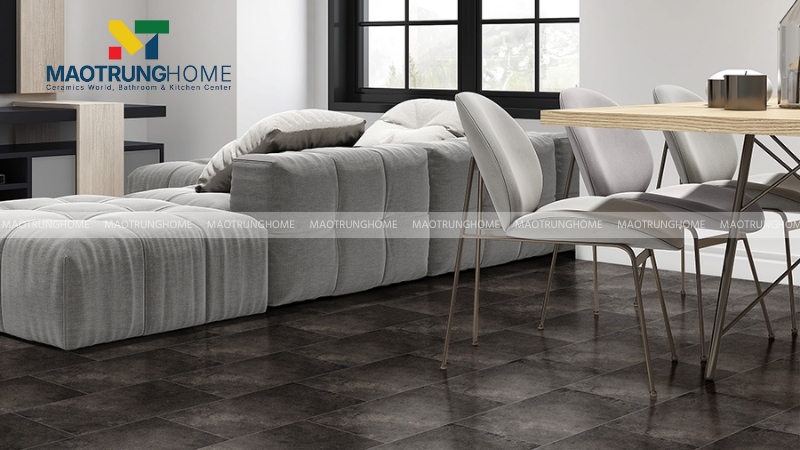 Gạch nhám giả bê tông phong cách công nghiệp (Mẫu 3)