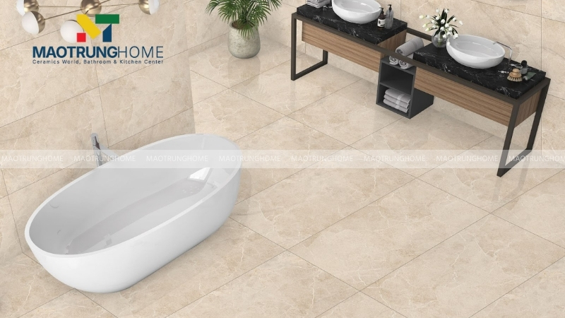 Ưu điểm và hạn chế của gạch lát nền màu sáng