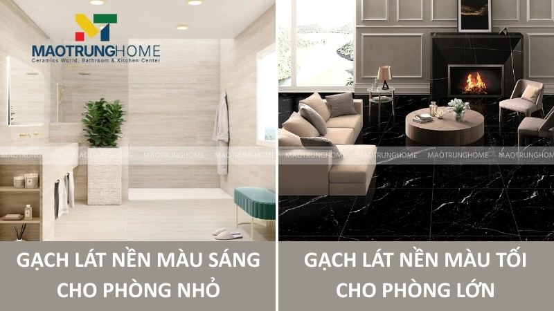 Lựa chọn theo diện tích và cấu trúc không gian