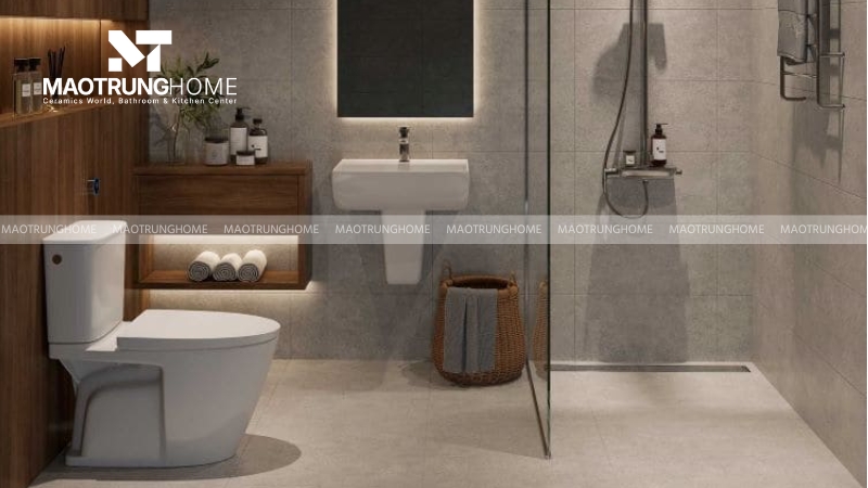Nhà vệ sinh diện tích nhỏ từ 2m2 đến 4m2