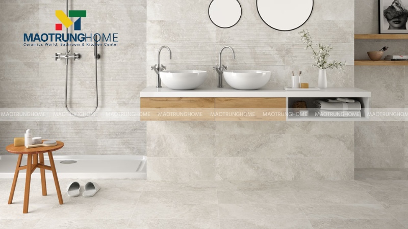 Gạch vân đá tự nhiên bề mặt men matt (Mẫu 3)