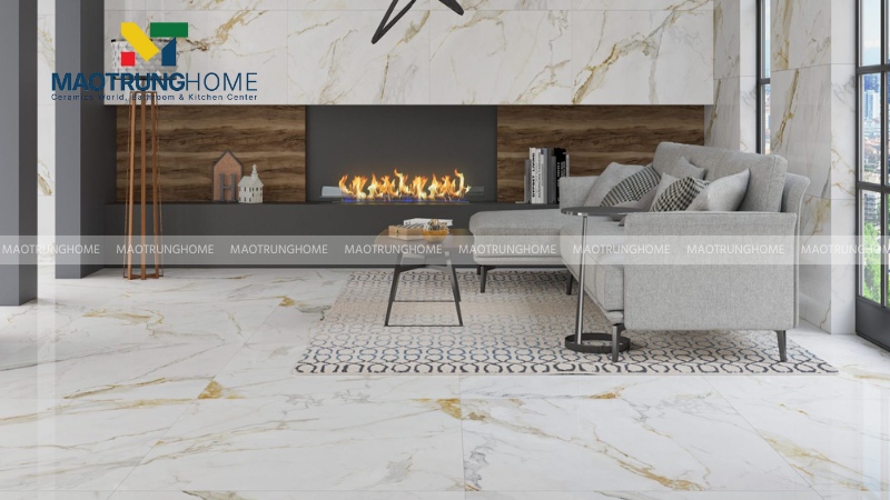 Gạch vân đá marble sang trọng (Mẫu 3)