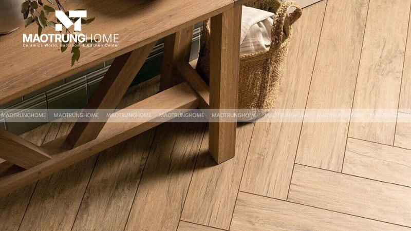 Gạch vân gỗ tự nhiên ấm cúng (Mẫu 1)