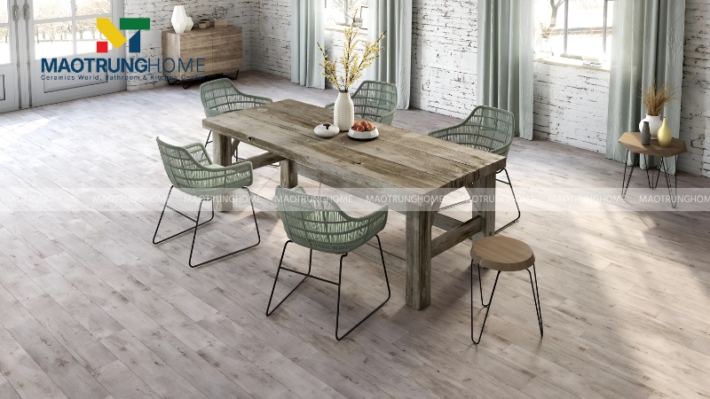 Gạch vân gỗ tự nhiên ấm cúng (Mẫu 3)
