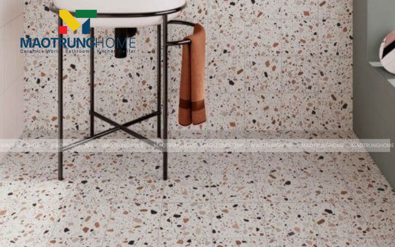 Khả năng phối màu linh hoạt của dòng gạch Terrazzo đa sắc dẫn đầu 2026