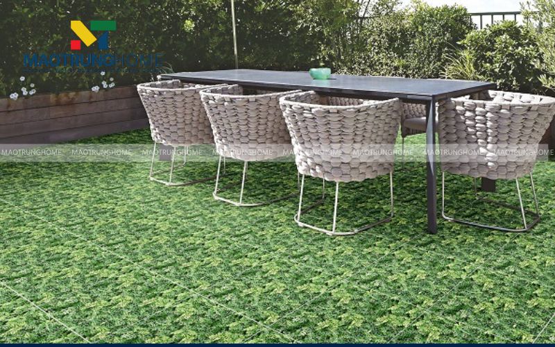  Tận hưởng không gian ngoại thất tươi mới với dòng gạch giả cỏ 3D cao cấp