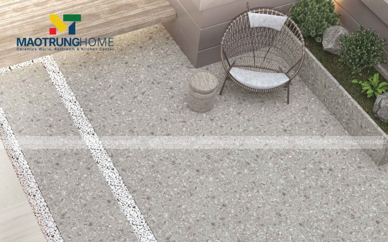 Gạch Terrazzo hạt đá đa sắc tạo điểm nhấn trẻ trung và hiện đại