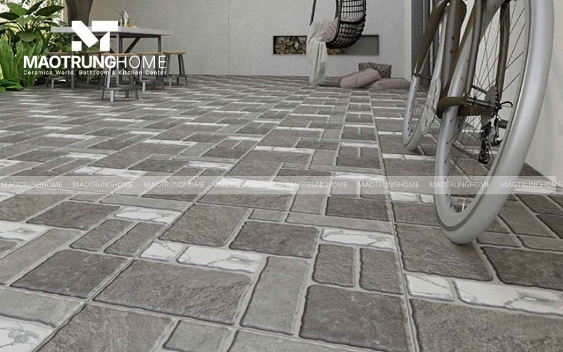 Gạch giả đá bề mặt nhám - Giải pháp sang trọng và an toàn cho khu vực ngoài trời