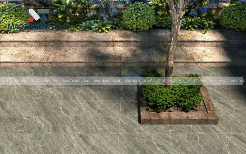 Kiến trúc hiện đại nâng tầm nhờ họa tiết đá tự nhiên chân thực trên nền gạch