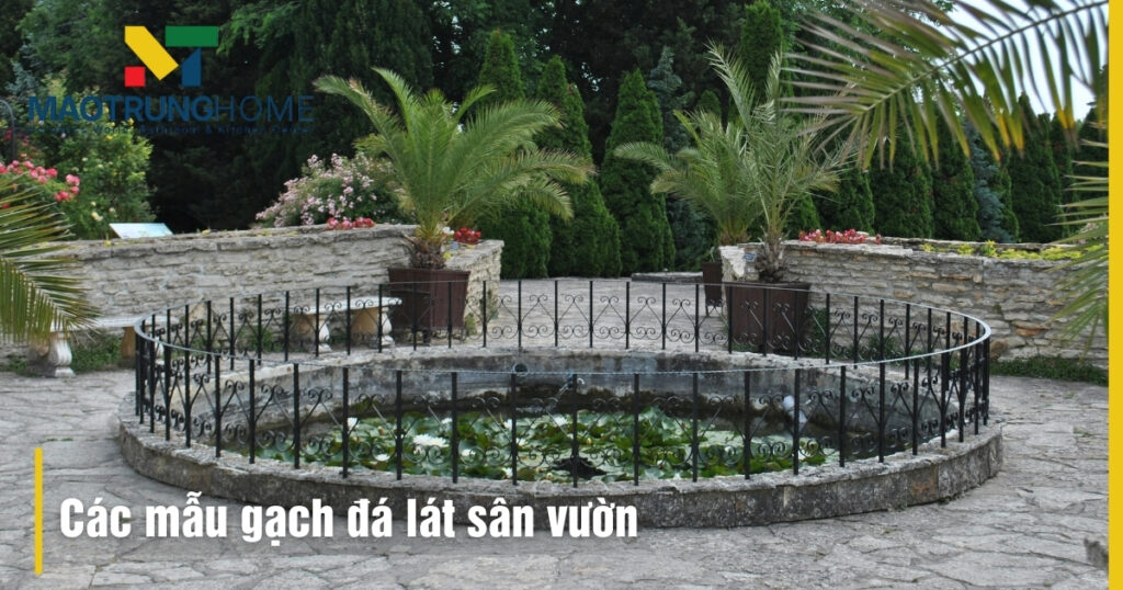 Các mẫu gạch đá lát sân vườn