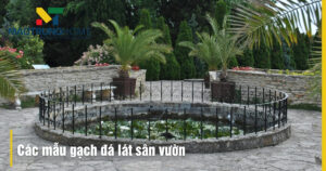 Các mẫu gạch đá lát sân vườn